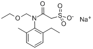 2-[(乙氧基甲基)(2-乙基-6-甲基苯基)氨基]-2-氧代-乙烷磺酸钠盐结构式_187022-11-3结构式