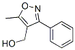 (5-甲基-3-苯基异噁唑-4-基)甲醇结构式_18718-79-1结构式