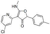 4-(4-氯-2-吡啶)-5-(甲基氨基)-2-(4-甲基苯基)-3(2H)-呋喃酮结构式_187592-00-3结构式