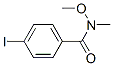 4-Iodo-N-methoxy-N-methyl-benzamide Structure,187617-01-2Structure