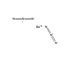 叠氮化钡结构式_18810-58-7结构式