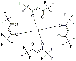 六氟乙酰丙酮钍结构式_18865-75-3结构式
