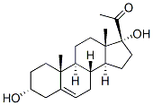 17alpha-羟基孕烯醇酮结构式_1887-95-2结构式