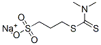 N,N-二甲基二硫代甲酰胺丙烷磺酸钠结构式_18880-36-9结构式
