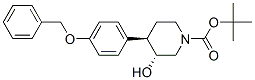 反式-3-羟基-4-[4-(苯甲氧基)苯基]-1-哌啶羧酸-1,1-二甲基乙酯结构式_188867-89-2结构式