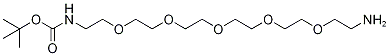 O-(2-氨基乙基)-O’-[2-(叔丁氧羰基-氨基)乙基]四乙二醇结构式_189209-27-6结构式