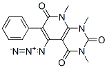 5-叠氮基-1,3,8-三甲基-6-苯基吡啶并[2,3-d]嘧啶-2,4,7(1H,3H,8H)-三酮结构式_189998-48-9结构式