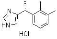 4-[(1R)-1-(2,3-二甲基苯基)乙基]-1H-咪唑单盐酸盐结构式_190000-46-5结构式