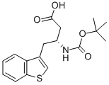 Boc-(r)-3-amino-4-(3-benzothienyl)butanoic acid Structure,190190-48-8Structure