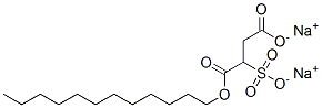 2-磺基-丁二酸 1-十二烷基酯钠盐(1:2)结构式_19040-44-9结构式