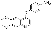 6,7-二甲氧基-4-(4-氨基苯氧基)喹啉结构式_190728-25-7结构式