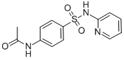 N-[4-[(吡啶-2-基氨基)磺酰基]苯基]-乙酰胺结构式_19077-98-6结构式