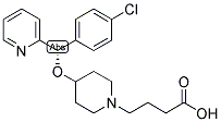 4-{4-[(4-氯苯基)(2-吡啶基)甲氧基]-1-哌啶基}丁酸结构式_190786-43-7结构式