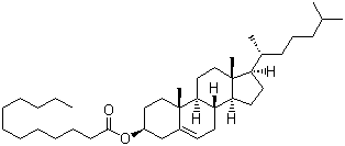 胆固醇月桂酸酯结构式_1908-11-8结构式