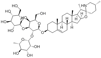 澳洲茄碱；茄解碱结构式_19121-58-5结构式