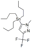 1-甲基-5-(三丁基锡烷基)-3-(三氟甲基)-1H-吡唑结构式_191606-78-7结构式