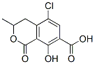 5-Chloro-8-hydroxy-3-methyl-1-oxoisochroman-7-carboxylic acid Structure,19165-63-0Structure
