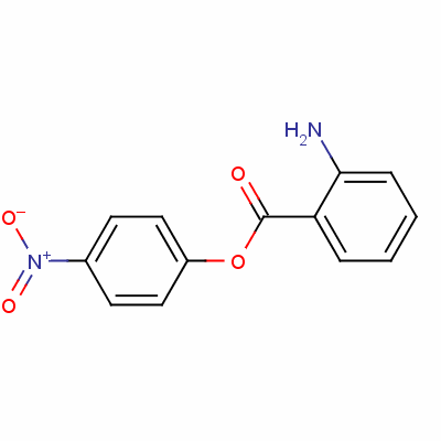 4-硝基苯基邻氨基苯甲酸酯结构式_19176-60-4结构式