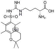 (E)-N<sup>5</sup>-(氨基{[(2,2,5,7,8-五甲基-3,4-二氢-2H-苯并吡喃-6-基)磺酰基]氨基}亚甲基)-D-鸟氨酸结构式_191869-60-0结构式