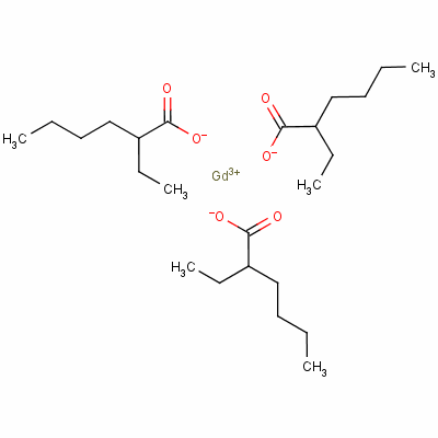 2-乙基己酸钆结构式_19189-19-6结构式
