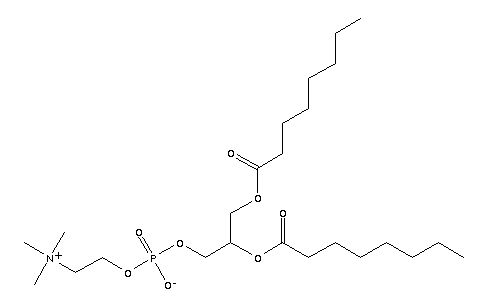 (2R)-2,3-bis(octanoyloxy)propyl 2-(trimethylammonio)ethyl phosphate Structure,19191-91-4Structure
