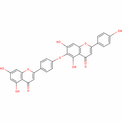 扁柏黄酮结构式_19202-36-9结构式