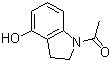 1-(4-羟基-1-吲哚啉)乙酮结构式_192061-82-8结构式