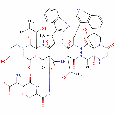 远霉素结构式_19246-24-3结构式