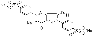 柠檬黄结构式_1934-21-0结构式