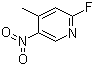 2-Fluoro-4-methyl-5-nitropyridine Structure,19346-47-5Structure