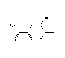 3-氨基-4-甲基苯甲酰胺结构式_19406-86-1结构式