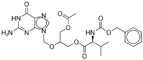 O乙酰N-苄氧羰基缬更昔洛韦结构式_194159-22-3结构式