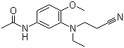 3-(N-氰乙基-N-乙基)氨基-4-甲氧基乙酰苯胺结构式_19433-94-4结构式