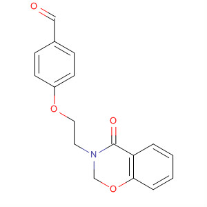 4-[2-(4-氧代-3,4-二氢-2H-1,3-苯并噁嗪-3-基)-乙氧基]苯甲醛结构式_194713-60-5结构式