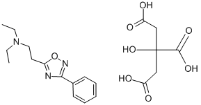 5-[2-(二乙基氨基)乙基]-3-苯基-1,2,4-噁二唑结构式_1949-20-8结构式