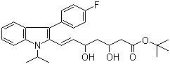 氟伐他汀中间体结构式_194934-96-8结构式