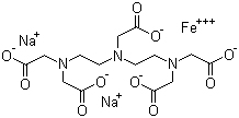 二乙三胺五乙酸铁钠结构式_19529-38-5结构式
