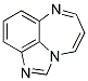 咪唑并[1,5,4-ef][1,5]苯并二氮杂卓 (8ci,9ci)结构式_19557-10-9结构式