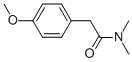 N,N-二甲基-2-(4-甲氧基苯基)-乙酰胺结构式_19625-79-7结构式