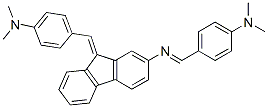 n,9-双[[4-(二甲基氨基)苯基]亚甲基]-9H-芴-2-胺结构式_19661-40-6结构式