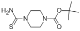 4-氨基硫代氧甲基-1-哌嗪羧酸-1,1-二甲基乙酯结构式_196811-66-2结构式