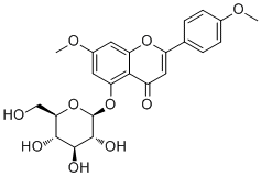 7,4’-Di-o-methylapigenin 5-o-glucoside Structure,197018-71-6Structure