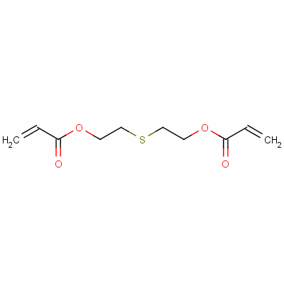 Thiodi-2,1-ethanediyl diacrylate Structure,19721-37-0Structure