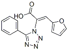 (2Z)-3-(2-呋喃基)-2-(5-苯基-1H-四唑-1-基)丙烯酸结构式_19747-13-8结构式
