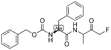 Nalpha-[(苄氧基)羰基]-N-(4-氟-3-氧代-2-丁烷基)苯丙氨酰胺结构式_197855-65-5结构式