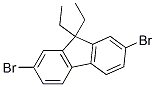 2,7-二溴-9,9-二乙基芴结构式_197969-58-7结构式