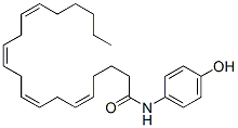 N-(4-羟基苯)花生四烯酸酰胺结构式_198022-70-7结构式