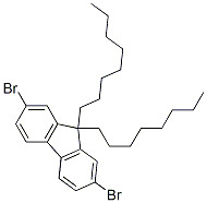 9,9-二辛基-2,7-二溴代芴结构式_198964-46-4结构式