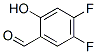 4,5-二氟-2-羟基苯甲醛结构式_199287-52-0结构式