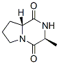 (3S,8aR)-(9CI)-六氢-3-甲基吡咯并[1,2-a]吡嗪-1,4-二酮结构式_19943-29-4结构式